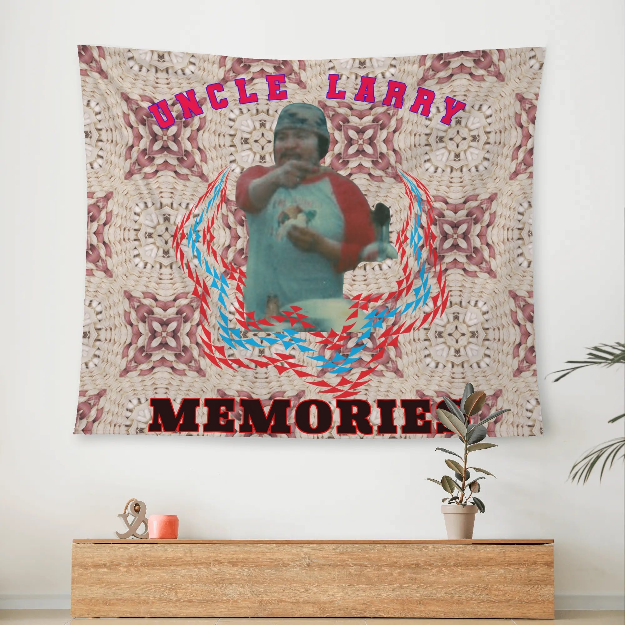 Wall Tapestry, "personalize" memorial