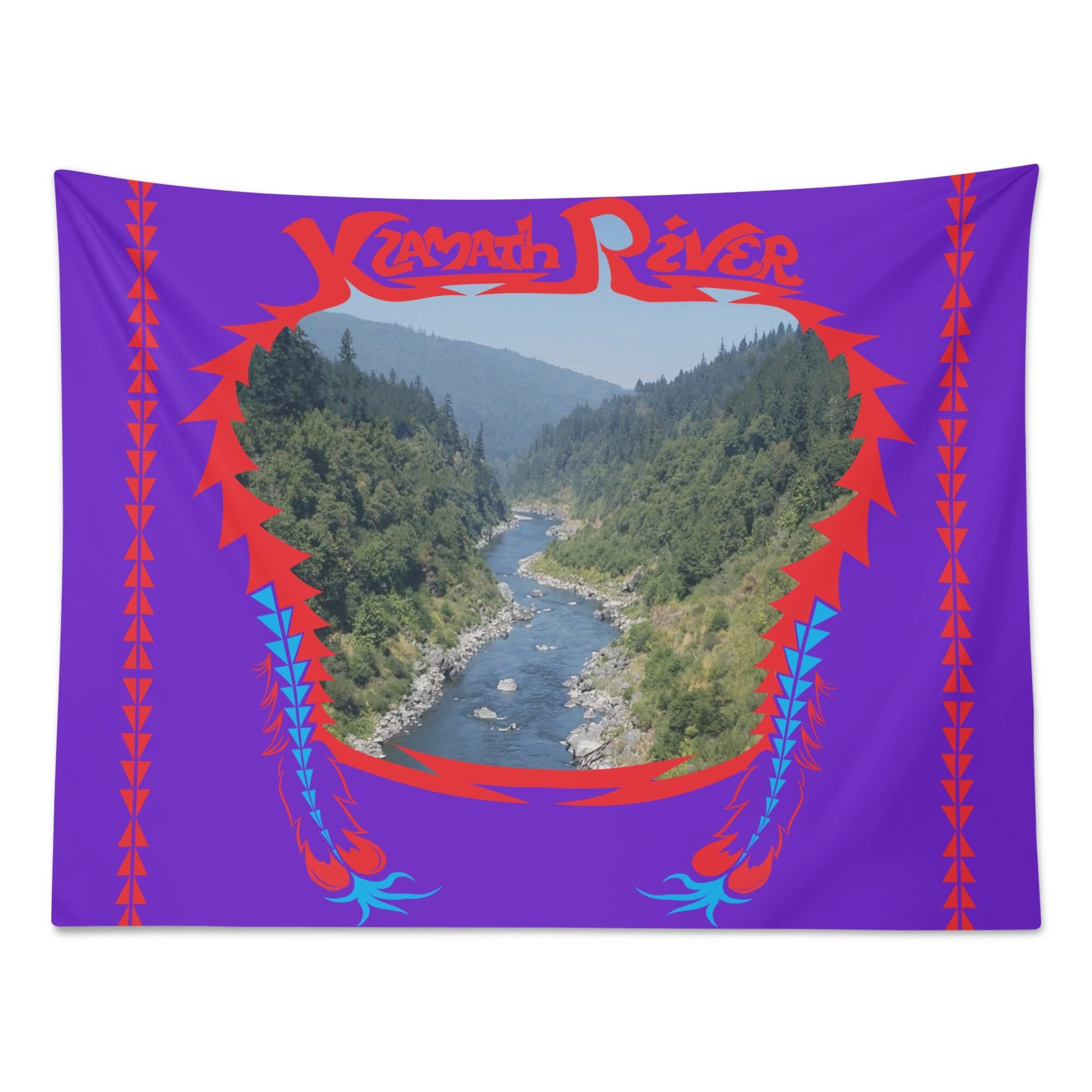 Klamath River Wall Tapestry 6 Sizes