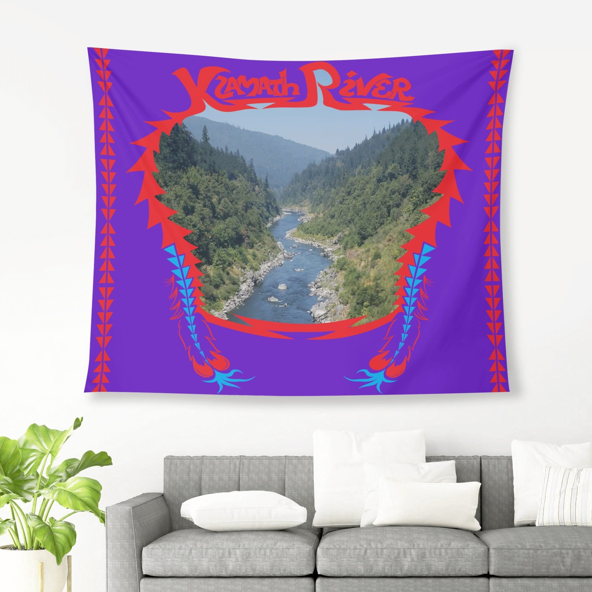 Wall Tapestry, polyester peach skin, 6 Sizes