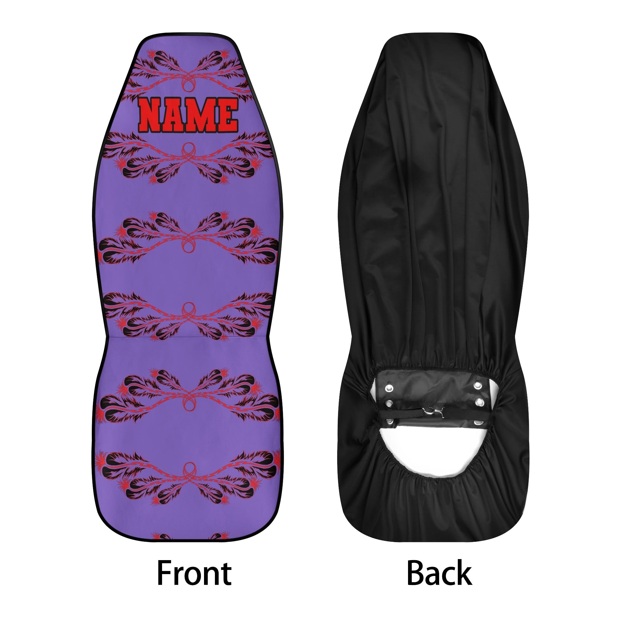 Vehicle personalize Car Seat Cover Set (set of 4)