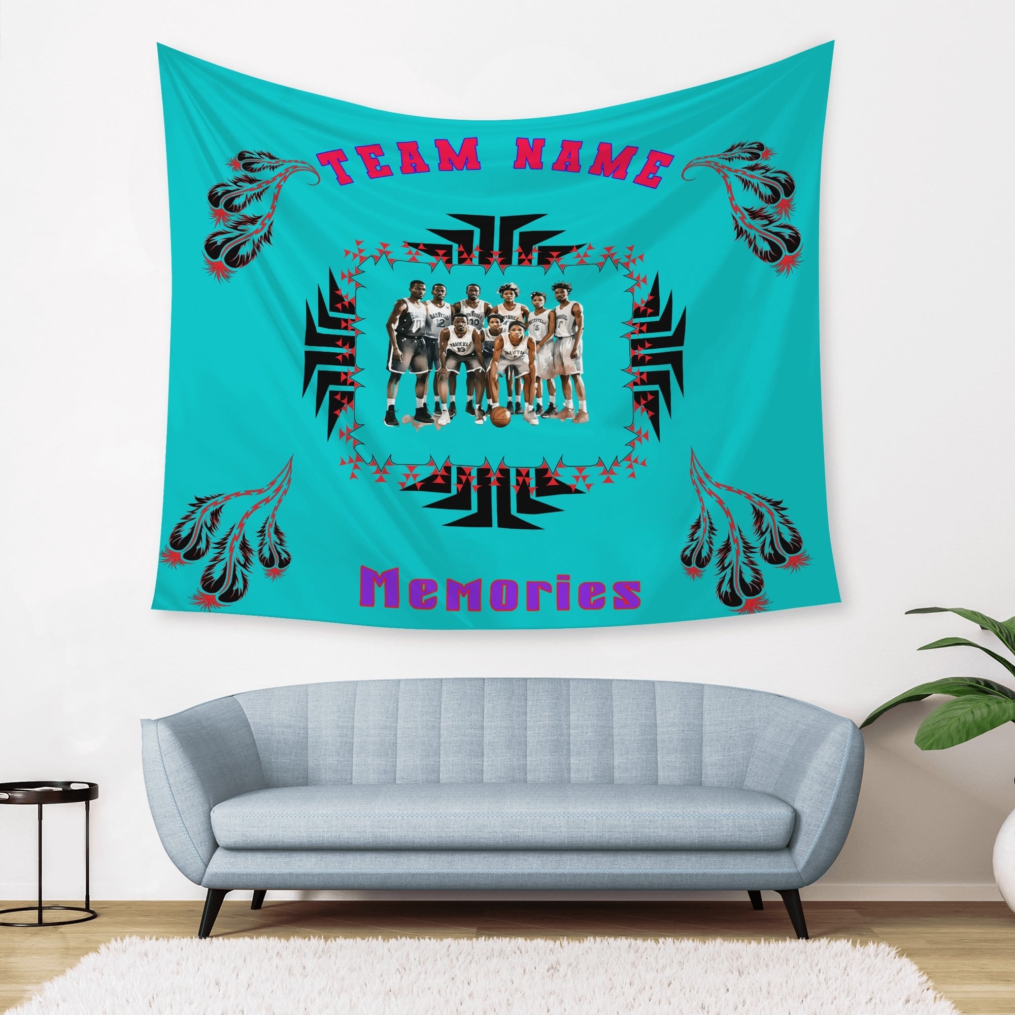 Wall Tapestry team personalize