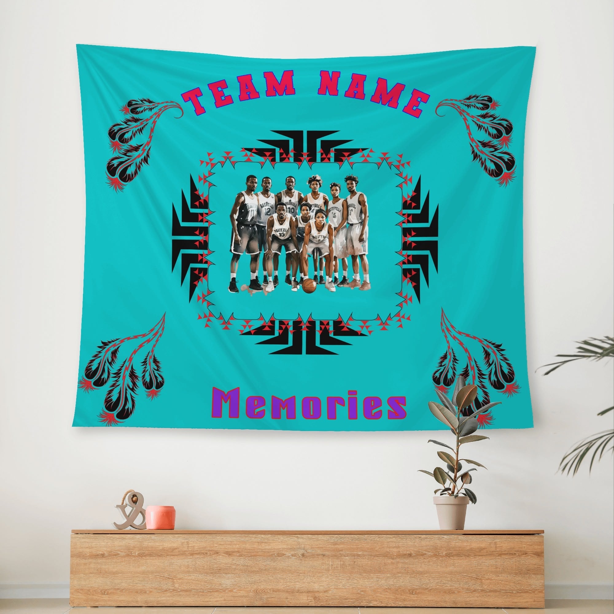 Wall Tapestry team personalize