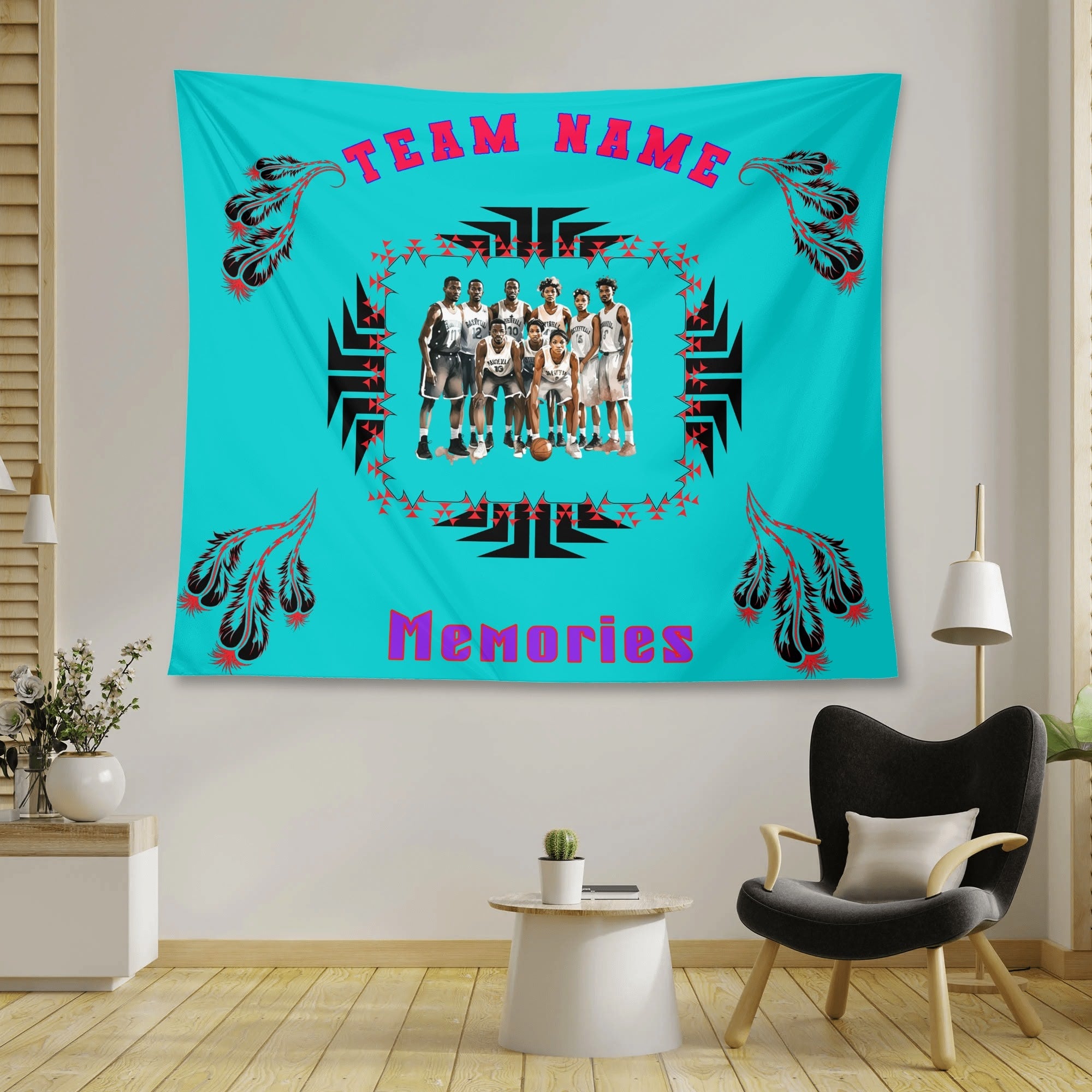 Wall Tapestry team personalize