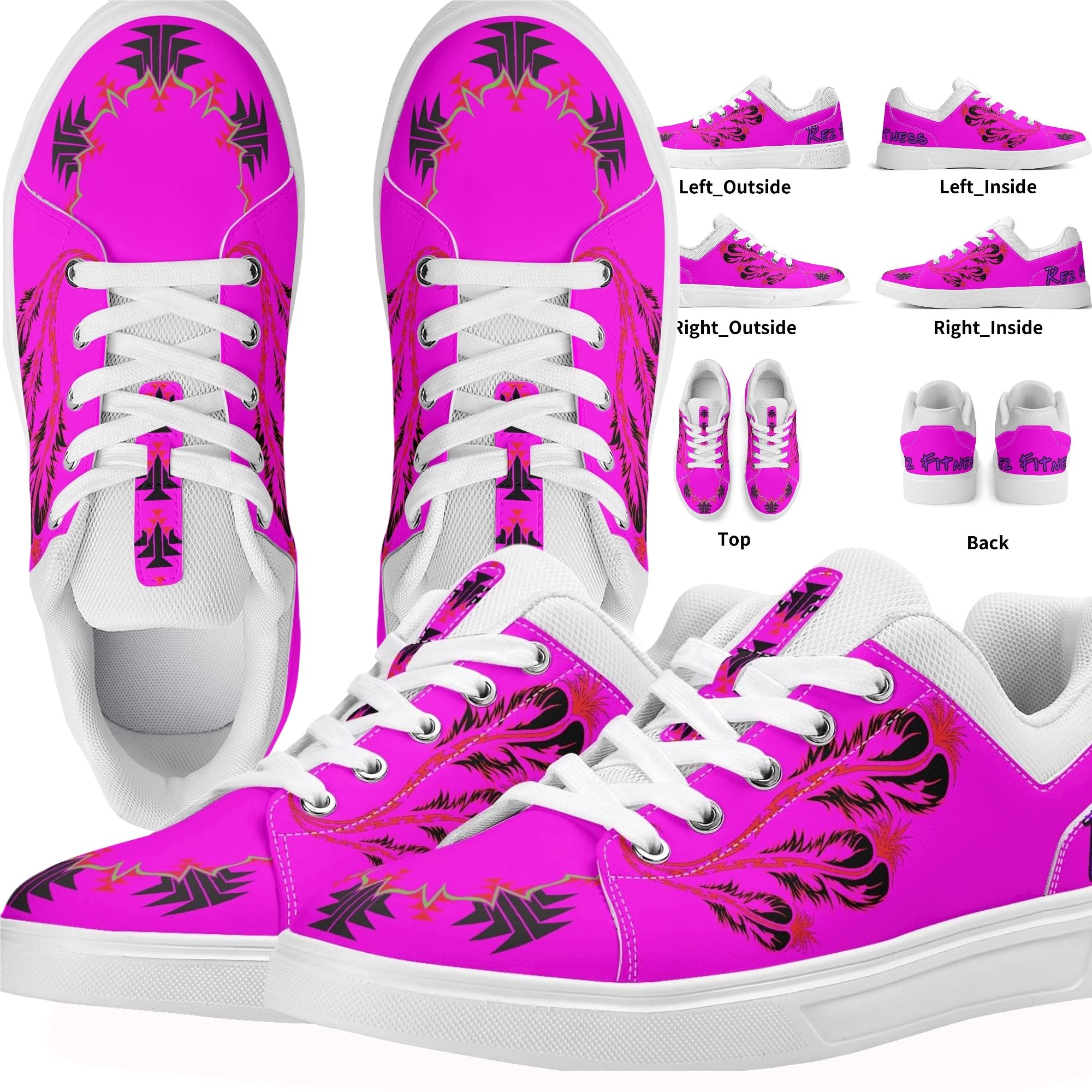 Shoes, Rez Fitness, Low Top  Skateboard Shoes WIth Personalized Logo /Name