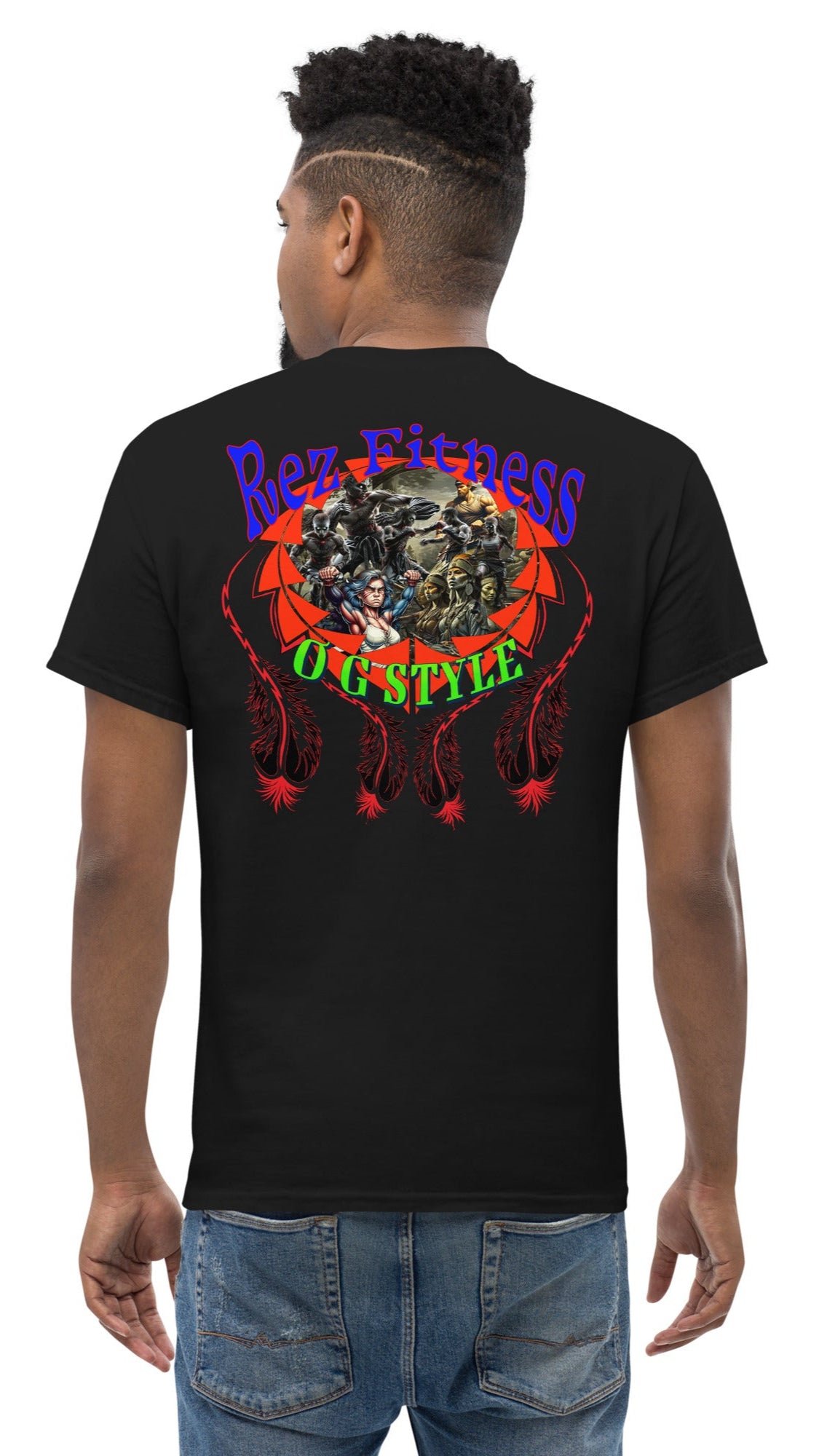 Product mockup Rez fitness