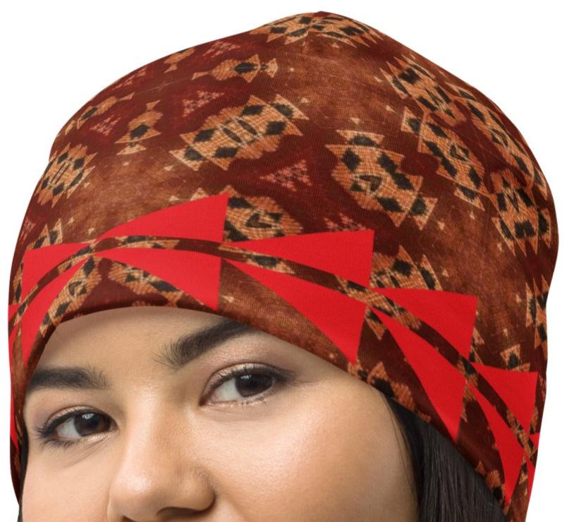 Beanie with  Basket design